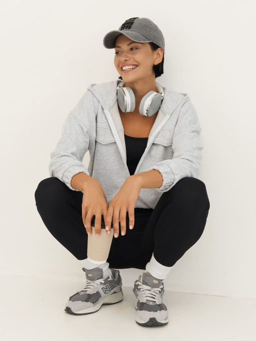 =Худи на молнии с капюшоном - NEVERLATE фото 3