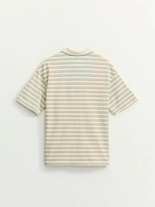 Футболка на молнии в полоску / Zarina фото 8