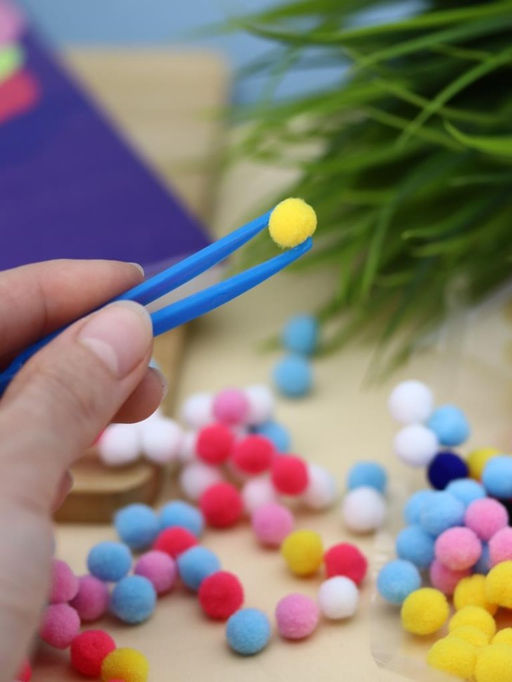 Картина из помпонов на подрамнике Draw Me! Funny unicorn, (20 х 20 см)