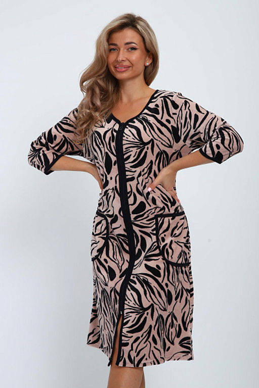 Халат велюровый на молнии (941-6) - Плиона фото 122