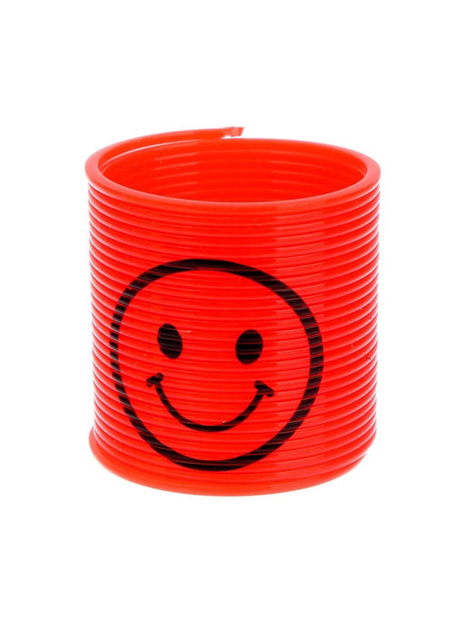 Цена за 10 шт. Пружинка - радуга Смайлики, d=3 см, в шоубоксе, МИКС - Funny toys фото 4