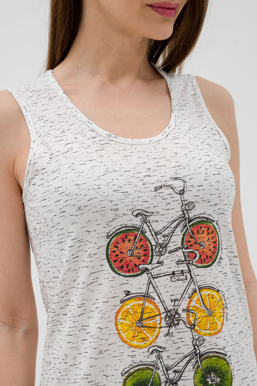 Ночная сорочка из кулирки Fruits&bikes берёзка - Амадэль фото 13
