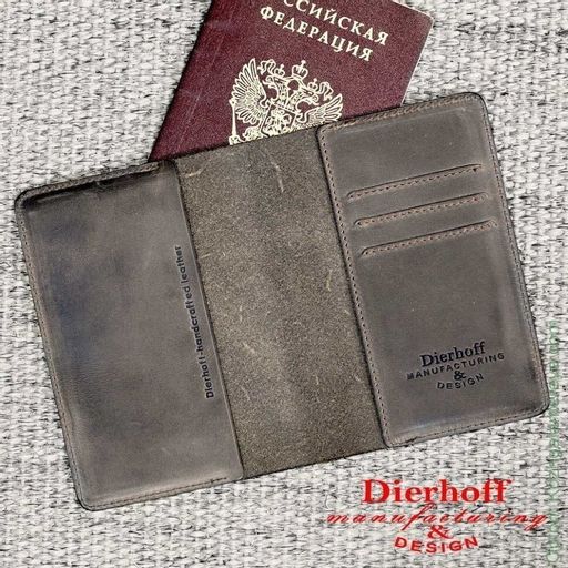 Мужская кожаная обложка Dierhoff Д 6011-902 - Sergio valentini фото 2
