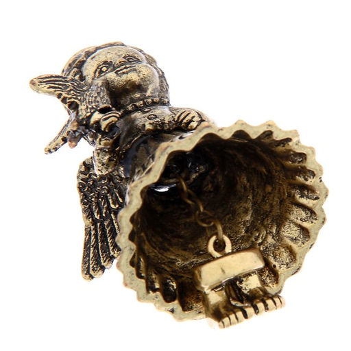 Колокольчик ангел «Приношу счастье», 5.5×3.5 см