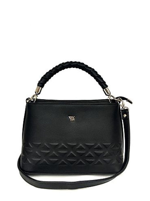 Сумка женская кросс-боди эко-кожа 42-148-1 цвет черный