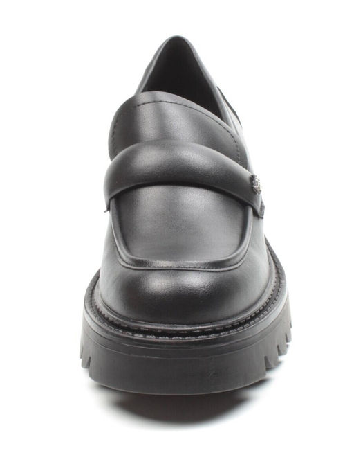 03-C1816-1 BLACK Лоферы женские (натуральная кожа)