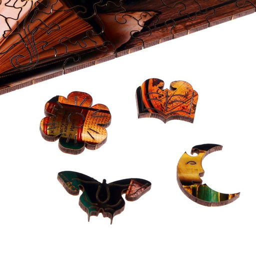 Пазл деревянный фигурный Душа писателя, сложный - Puzzle фото 5