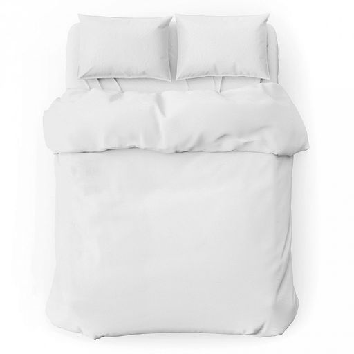 Пододеяльник 1,5 спальный на пуговицах "Облако" 145х215см, сатин 135г/м2, хлопок 100%, упаковка "классическая" ПВХ 28х41см, "Домашняя мода" (Россия)