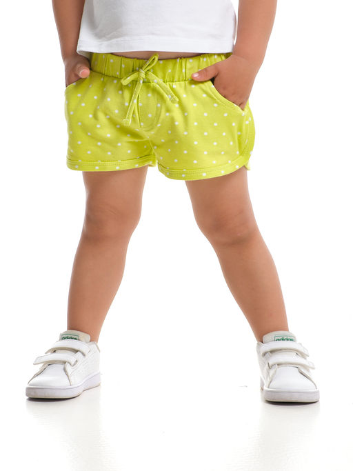 Шорты для девочки UD 1672 желтый-неон - Mini maxi фото 4