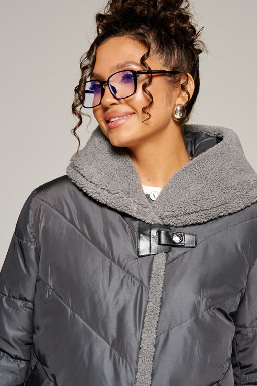 Пальто Beautiful Free 8017 графит