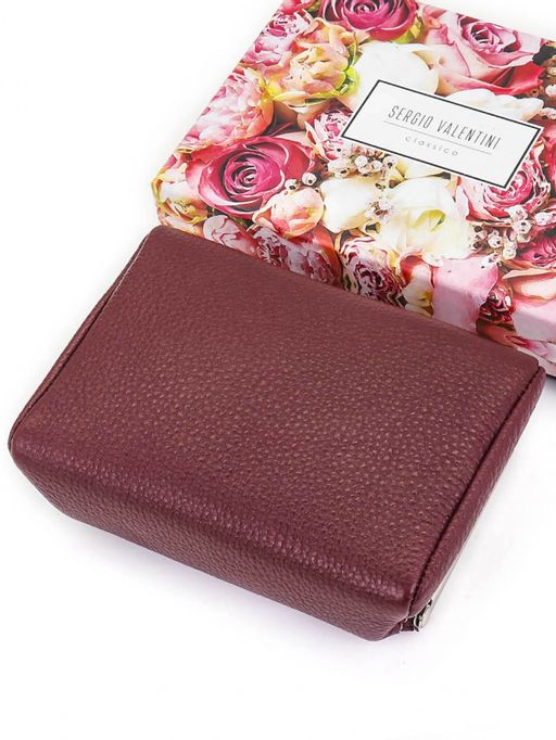 Женская кожаная косметичка Sergio Valentini СВ 8090-5840 фото 3