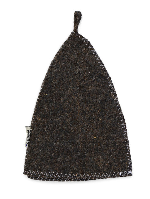 Цена за 2 шт. Шапка для бани и сауны «Классическая», шерсть 100%, серая