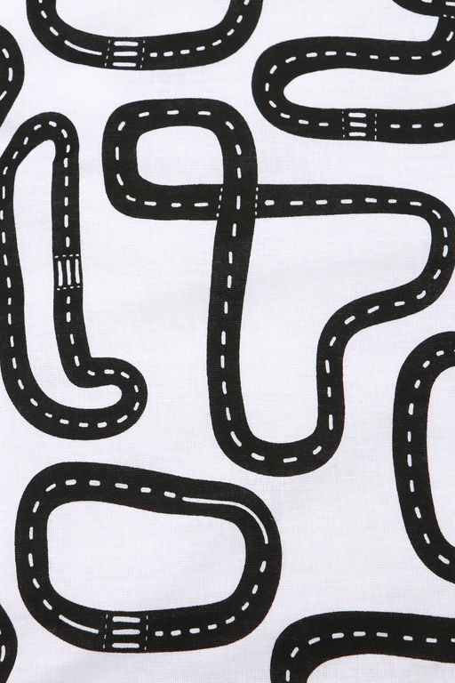 КПБ с простыней на резинке арт. КПБ-ПР/дорога