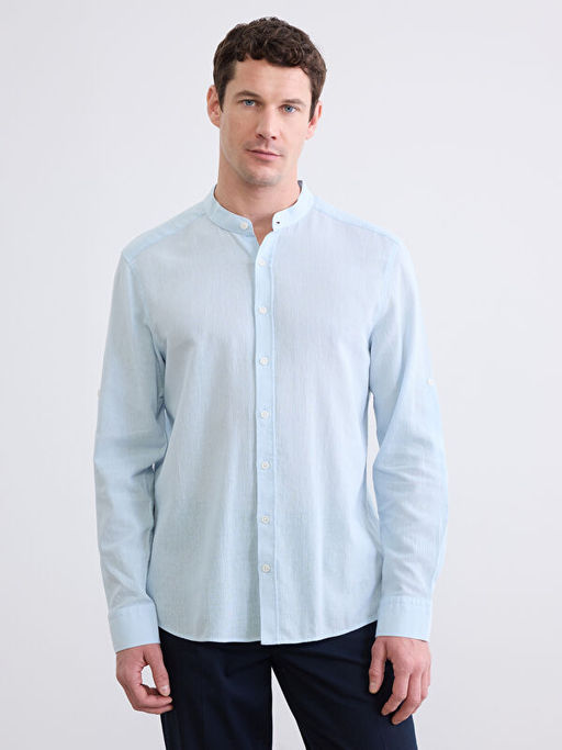 Regular Fit Hakim Yaka Erkek G?mlek