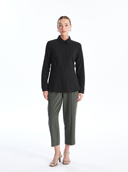 D?z Uzun Kollu Kad?n G?mlek