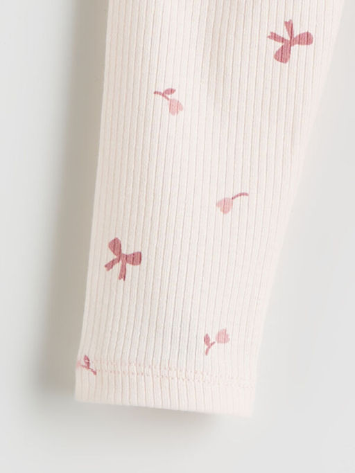 Beli Lastikli Bask?l? K?z Bebek Tayt