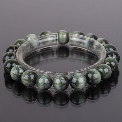 Браслет мужской из Соколиного глаза 18,5 см