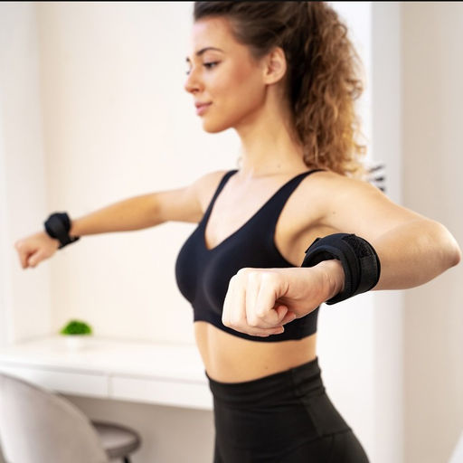 Утяжелители на запястье ONLYTOP, 2 шт. × 100 г, цвет чёрный