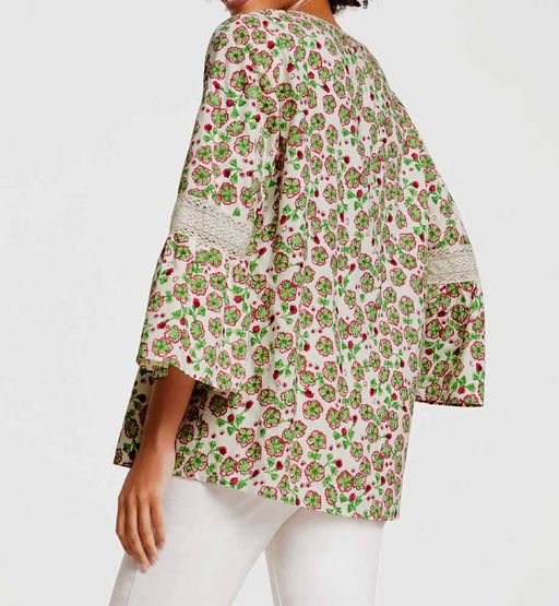 Блузка, пестрая - Linea tesini фото 4