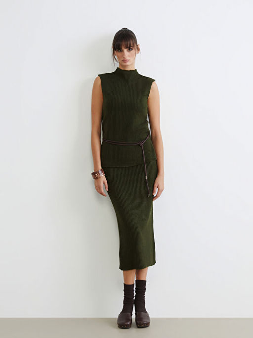 Dar Fit Y?rtma?l? Etek