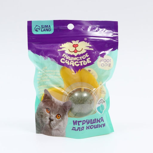 Игрушка для кошек Утёнок из кошачьей мяты - Пушистое счастье фото 5