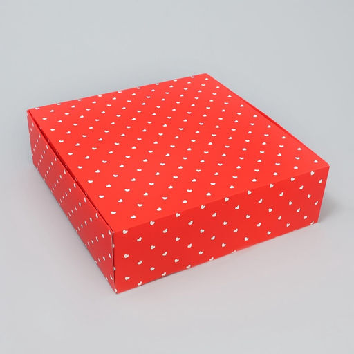 Коробка подарочная складная, упаковка, Любовь, 26?26?8 см