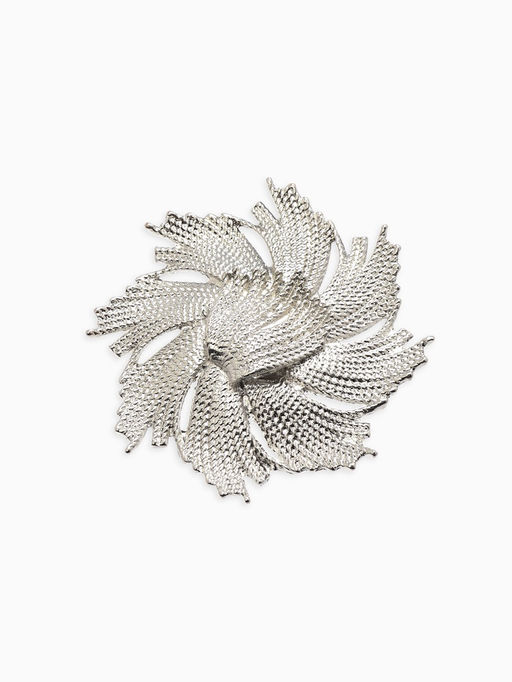 Брошь «Солнце», цвет серебро