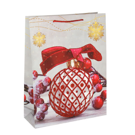Пакет подарочный 31х40х12 / 100-1L /уп 12/360/Новый год - ГалеонТрейд фото 4