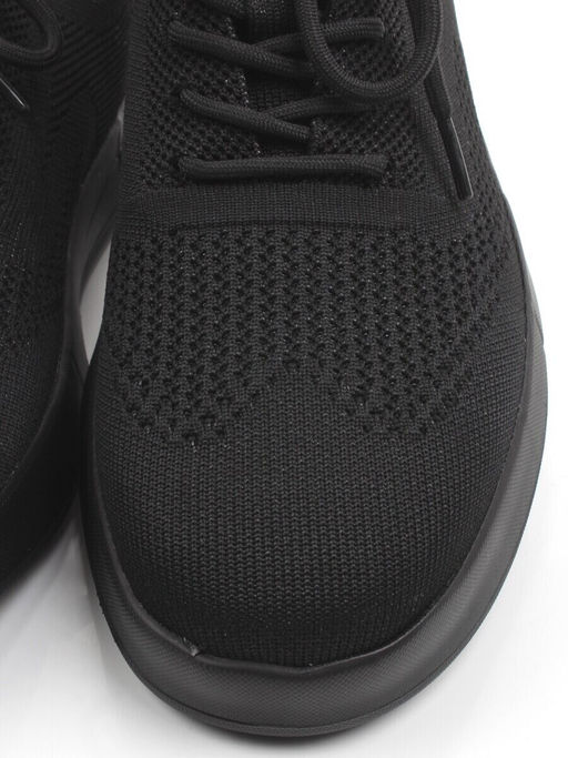 05-9074-1H BLACK Полуботинки летние мужские (текстиль)