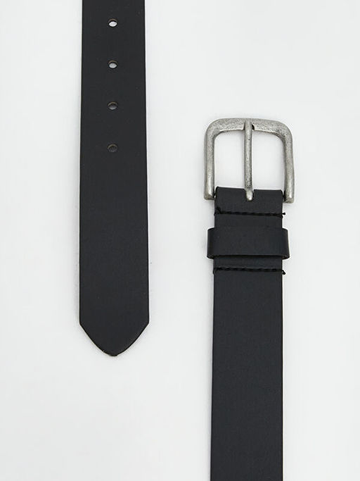 Deri G?r?n?ml? Erkek Kemer