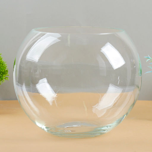 Ваза «Шаровая», 6.3 л, d=15 см, 20×20 см, стекло, прозрачная