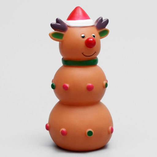 Игрушка для собак пищащая Оленёнок 3Х,12?6 см - Пижон фото 2