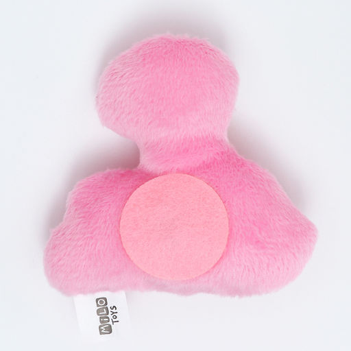 Магнит новогодний мягкий Змея, розовая - Milo toys фото 4