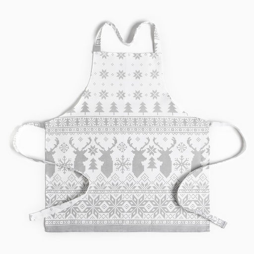 Фартук Рождественские Елочки 60х65 см, 100% хлопок, 164 г/м2 - Доляна фото 6