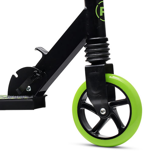 Самокат детский ROCKET, алюминиевый, колеса PU, 145 мм, зелёный