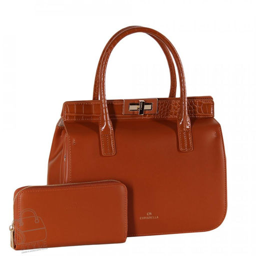 Сумка женская  012305014 brown Chisbella/30 в Новосибирске