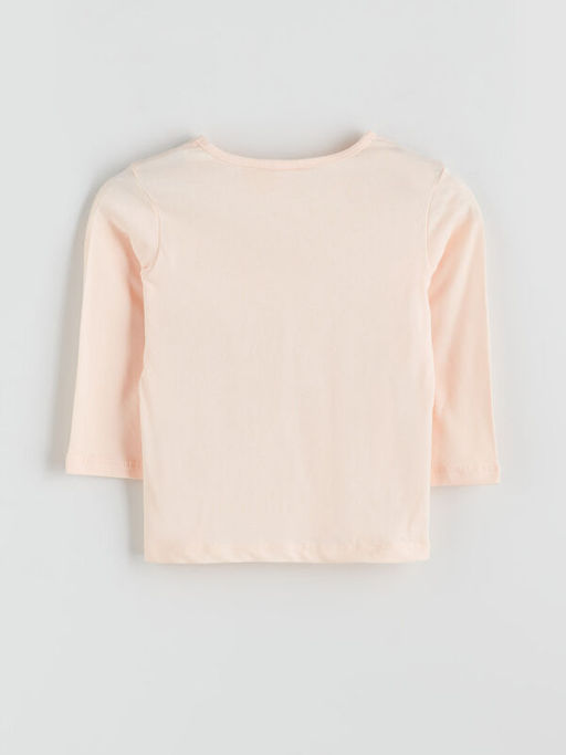 Bisiklet Yaka Bambi Bask?l? K?z ?ocuk Pijama ?st