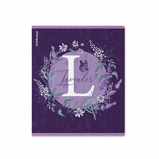 Цена за 5 шт. Тетрадь общая ученическая ErichKrause Lavender, 48 листов, клетка, выборочный УФ-лак_MIX-PACK фото 6