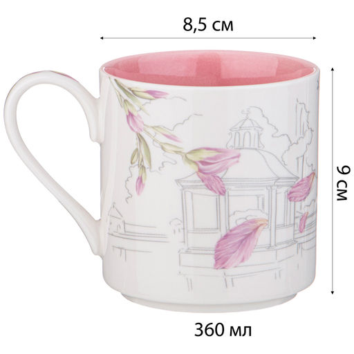 КРУЖКА LEFARD BLOSSOM 360 МЛ (КОР=48ШТ.)  фото 3