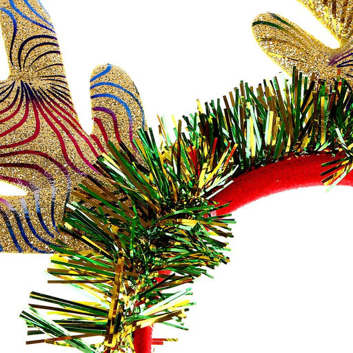 Ободок новогодний карнавальный «Рожки»