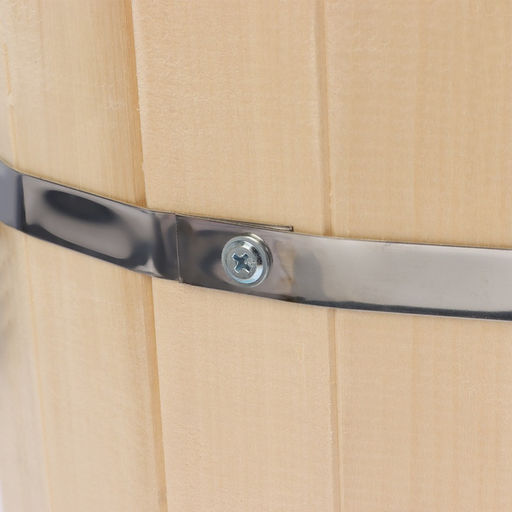 Запарник - ведро для бани и сауны, 18 л, липа, пластиковая вставка, с крышкой, «Добропаровъ»