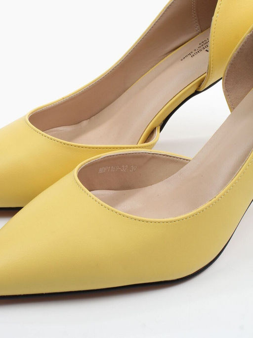 06-HDP1169-32 YELLOW Туфли женские (натуральная кожа)