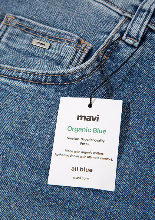 Rosina Adaptive Indigo Mavi Jean Pantolon  фото 7