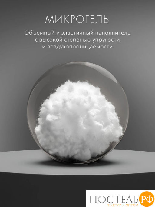 Одеяло SleepIx ЮТАКА мкрфбр.washed cotton/микрогель Airsoft, св.сер - Sleep ix фото 3