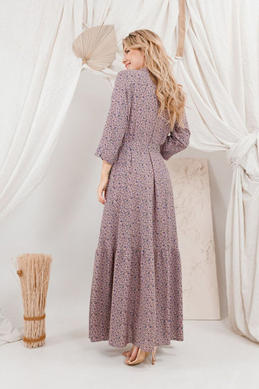 Платье AMORI 9744 цветы  фото 3