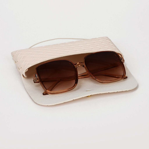 Футляр для очков на резинке, салфетка, цвет бежевый - Simaland фото 4