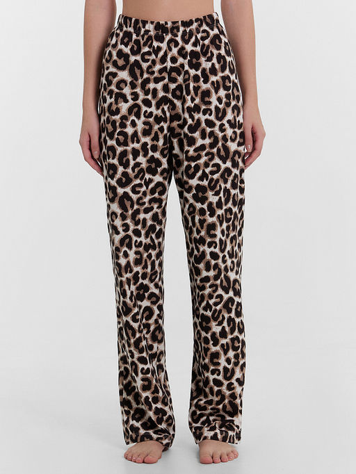 Комплект женский (блузка, брюки) с леопардовым принтом - Mark formelle фото 4