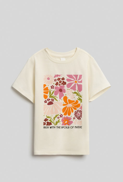 ACOOLA / Футболка детская для девочек Saronida белый  фото 2