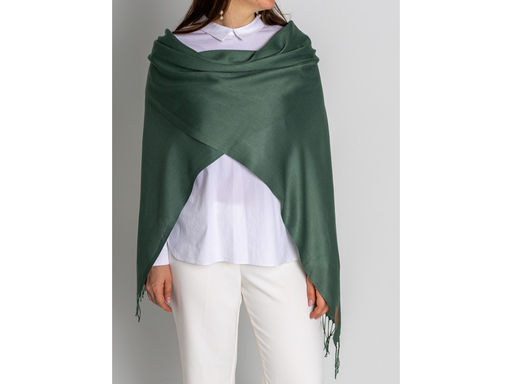 Палантин облегченный Pashmina Lanotti/зеленый