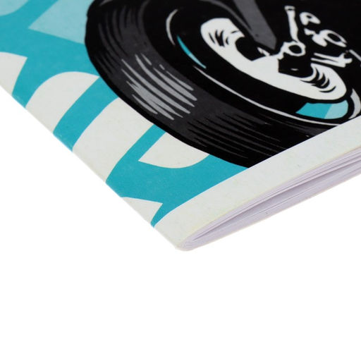 Альбом для рисования А5, 32 листа на скрепке Мотоциклист, обложка мелованный картон, внутренний блок офсет 100 г/м - Calligrata фото 3